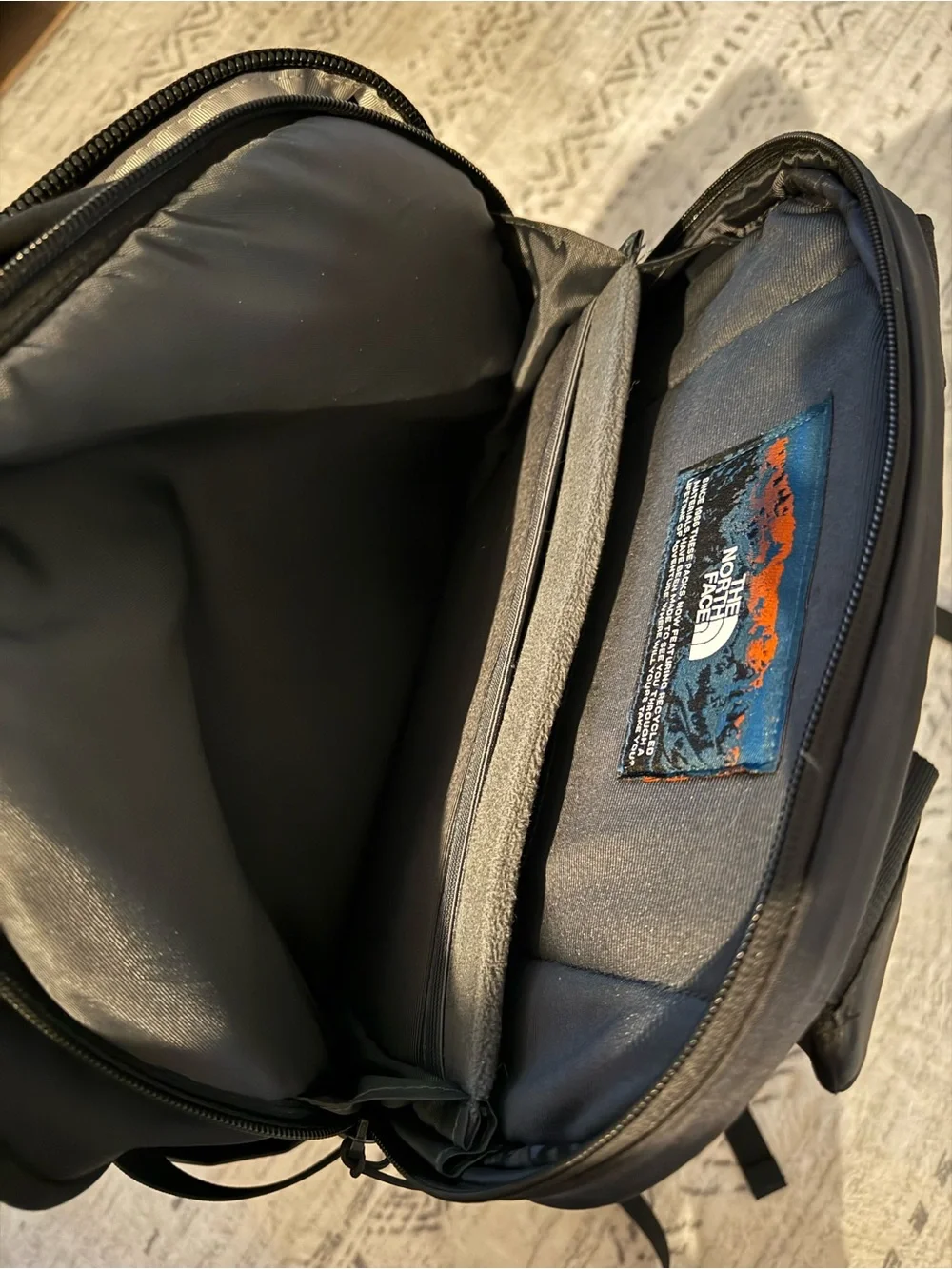 The North Face Black Router Backpack for Men